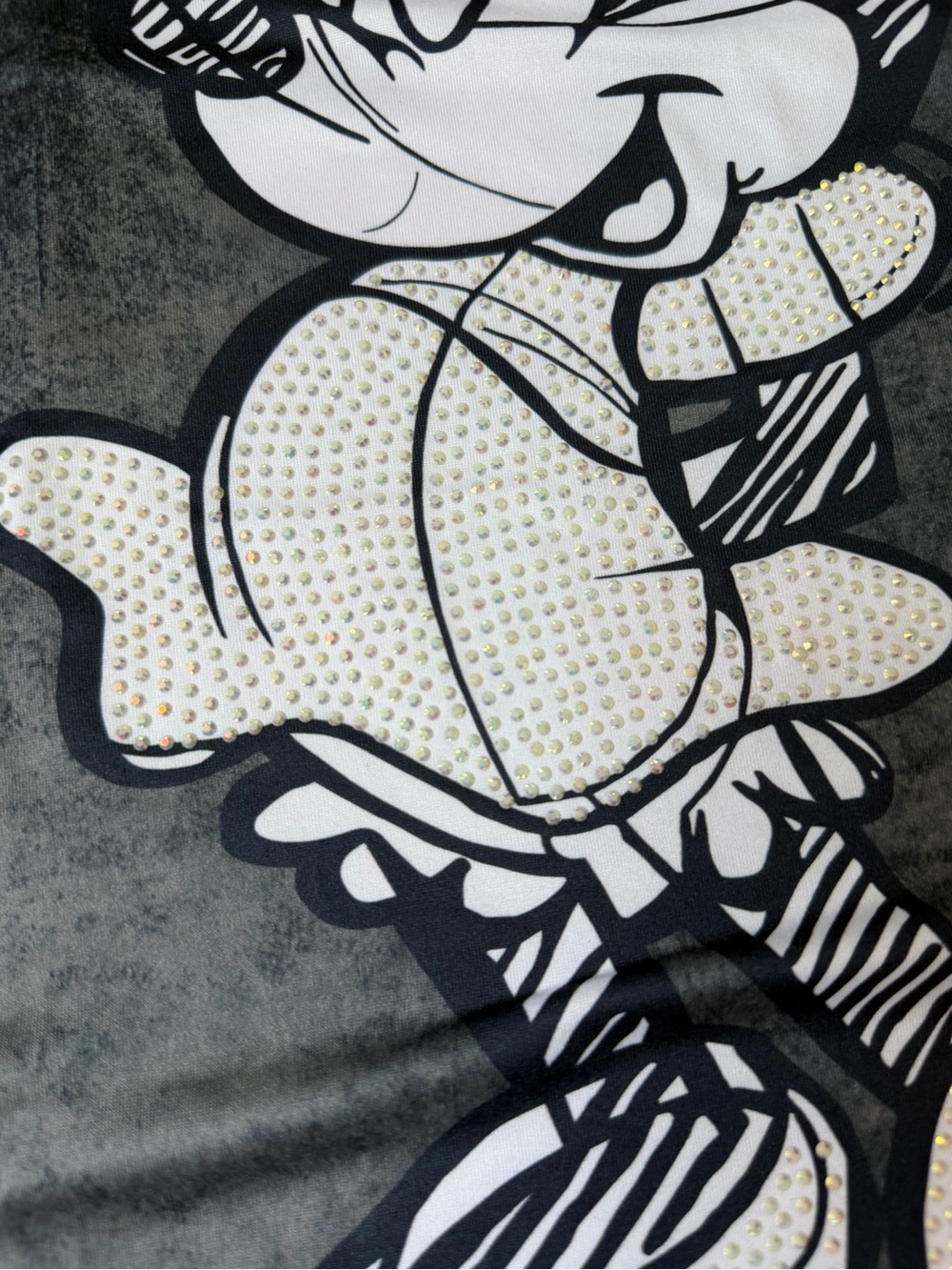 Minnie Mouse Graphic Tee in Black with Red Accent - Picture 5 of 6